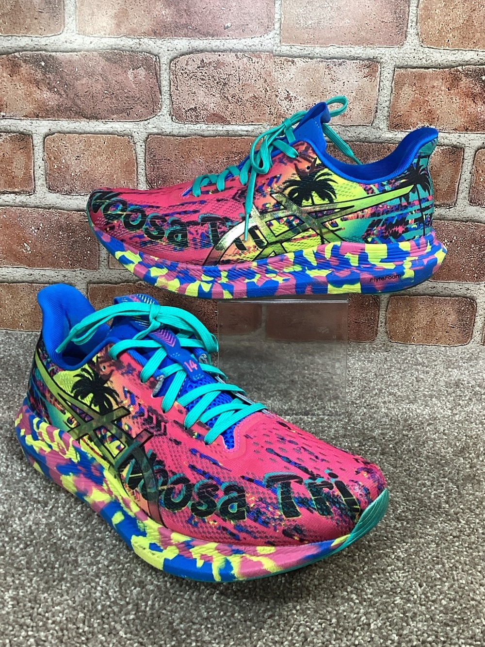Asics Noosa Tri 14 “Tropical” pink glow women’s running shoes size 10